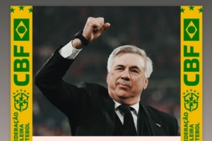 九游体育app-安帅将执教巴西国家队，卡卡社媒晒照：欢迎，安切洛蒂先生！