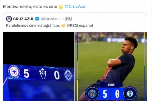 9体育-熟悉的剧情！蓝十字中北美冠决赛5-0取胜，社媒与巴黎互动